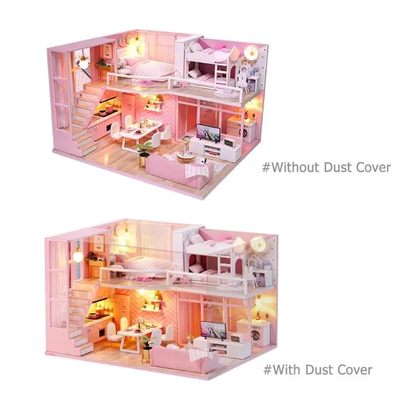 واحد مجموعة DIY بيت الدمية حلم الملاك خشبية مصغرة دمية الأثاث كيت لعب الأطفال البسيطة مجسم لمنزل للأطفال عيد ميلاد واحد مجموعة DIY بيت الدمية حلم الملاك خشبية مصغرة دمية الأثاث كيت لعب الأطفال البسيطة مجسم لمنزل للأطفال عيد ميلاد