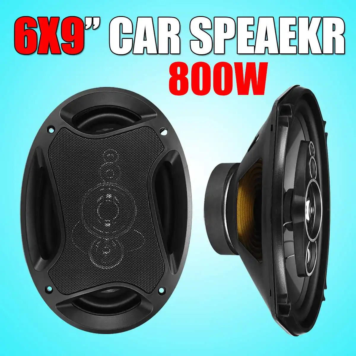 

1Pair 800W 12V Car Speaker Subwoofer 2 Way HIFI Car Coaxial Speaker Tweeter Audio Music Loudspeaker Stereo Auto Car Speakers
