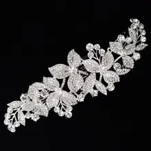 Свадебная расческа для волос, заколка, цветок, стразы, расчески для волос, свадебные аксессуары для волос, головной убор невесты, украшение на голову