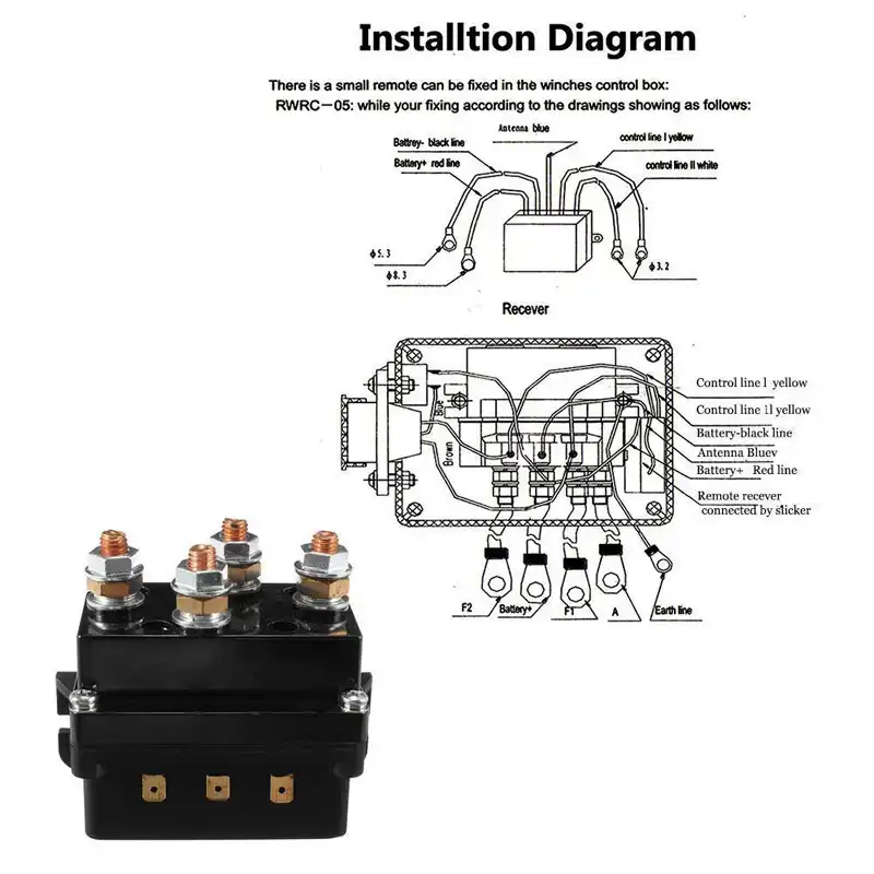 Winch Wireless Remote Control Wiring Diagram from ae01.alicdn.com