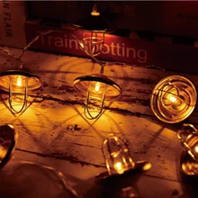 Алмазный Led гирлянда Батарея Xmas Свадебная вечеринка украшения дома 10/20 Вт, 30 Вт, светодиодная лампа гирлянды светодиодные лампы в стиле ретро, из железа, металла