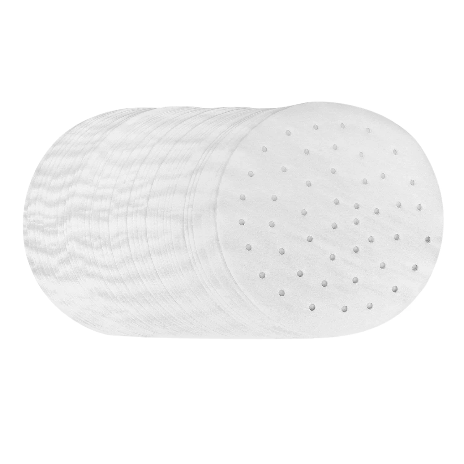 

NEW-400 pcs Air Fryer Parchment Paper Liners,9 Inch Bamboo Steamer liners, Non-Stick Perforated Parchment Paper Sheets Round f