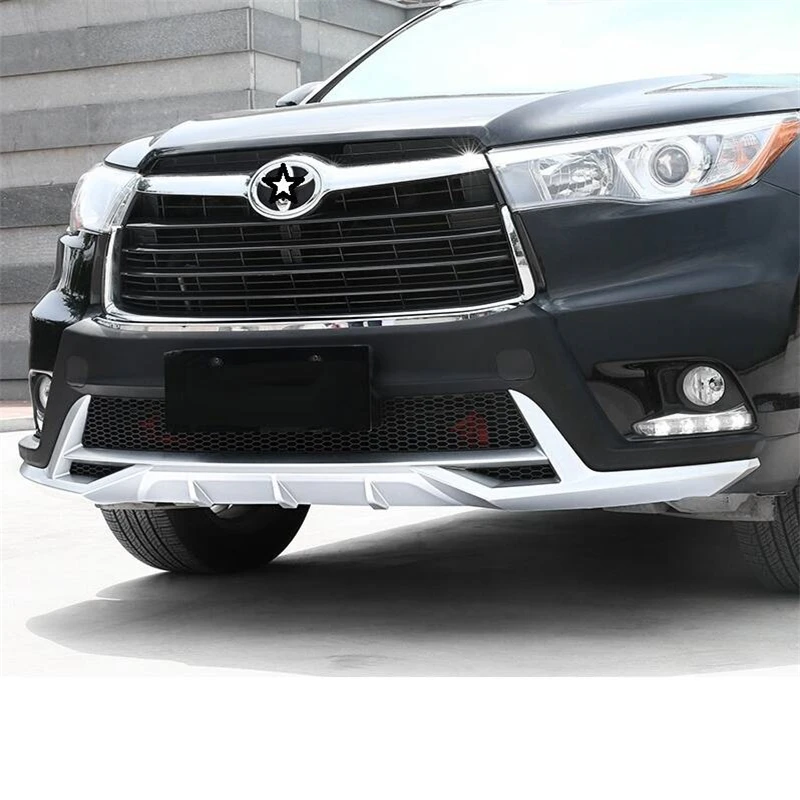 

Auto Modified Decoration Accessory Styling Rear Diffuser Tuning Car Front Lip Bumpers 15 16 17 18 FOR Toyota Highlander
