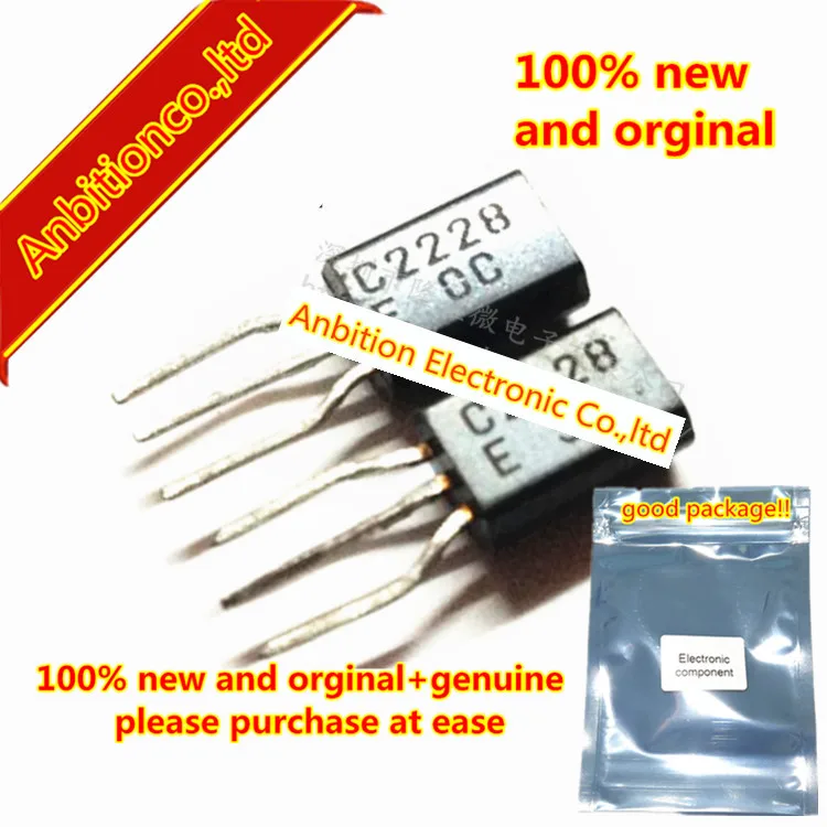 

10 шт. 100% Новый оригинальный 2SC2228 C2228 TO-92L MOS NPN в наличии