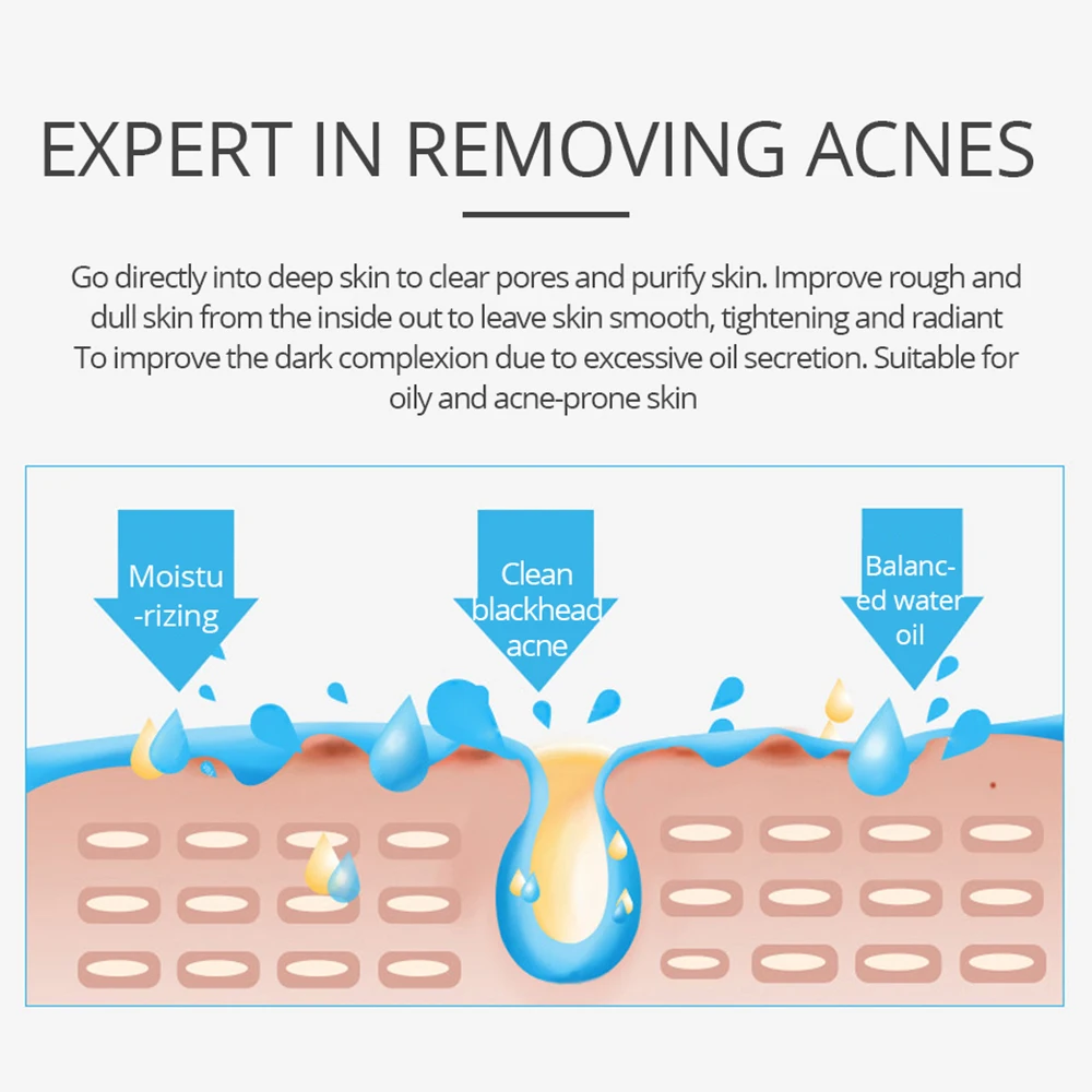 VIBRANT GLAMOUR Face Mask Blackhead Acne Remove Deep Cleaning Whitening Moisturizing Facial Mask Verbenone Rosemary Condensation 4