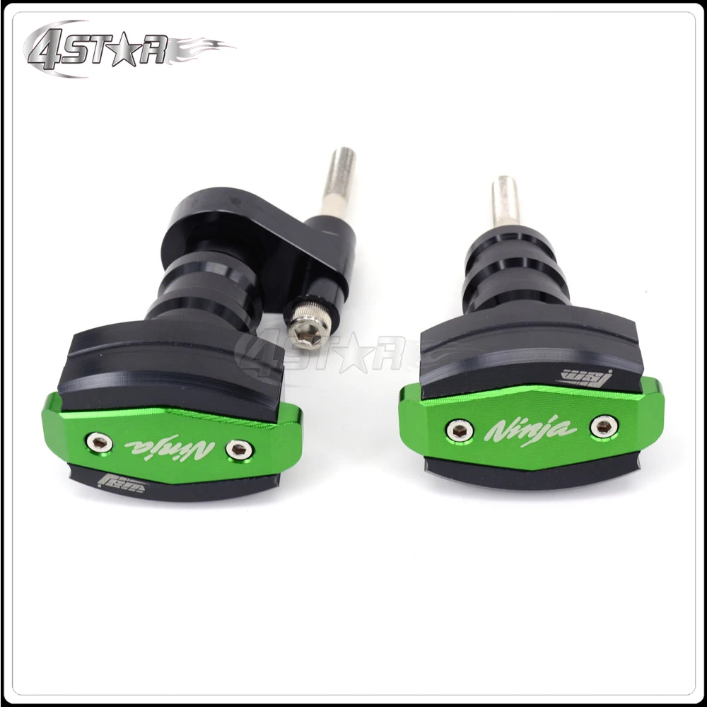 

Motorbike CNC Aluminum Green Frame Slider Anti Crash Pads Protector For KAWASAKI Ninja ZX6R 636 2007 2008 Street Bike