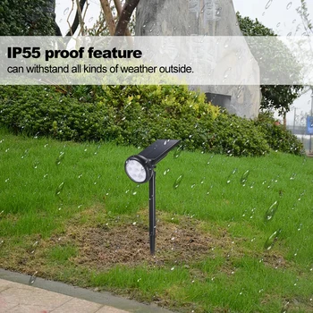 

7 Color Solar Landscape Spotlights 7 LEDs Solar Powered Garden Lawn Light Outdoor Waterproof Wireless Garden Lawn Yard Lighting