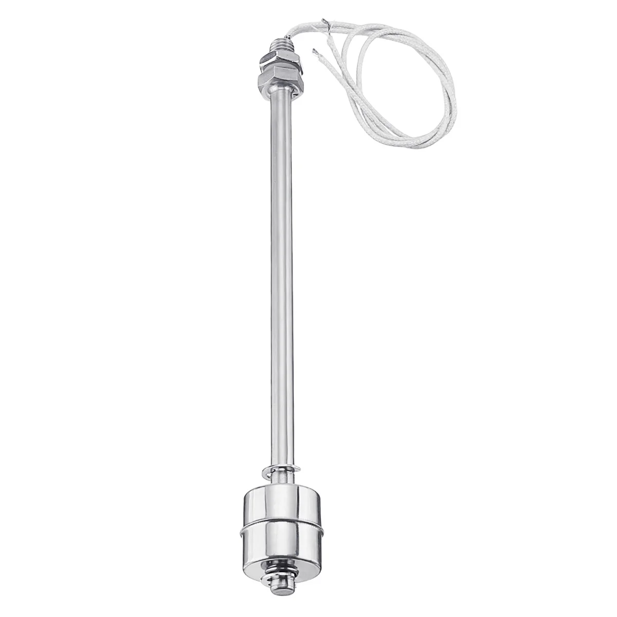 

Vertical Liquid Water Level Controller Sensor Internal Float Switch Stainless Steel 45/75/100/150/200mm 10W / 50W