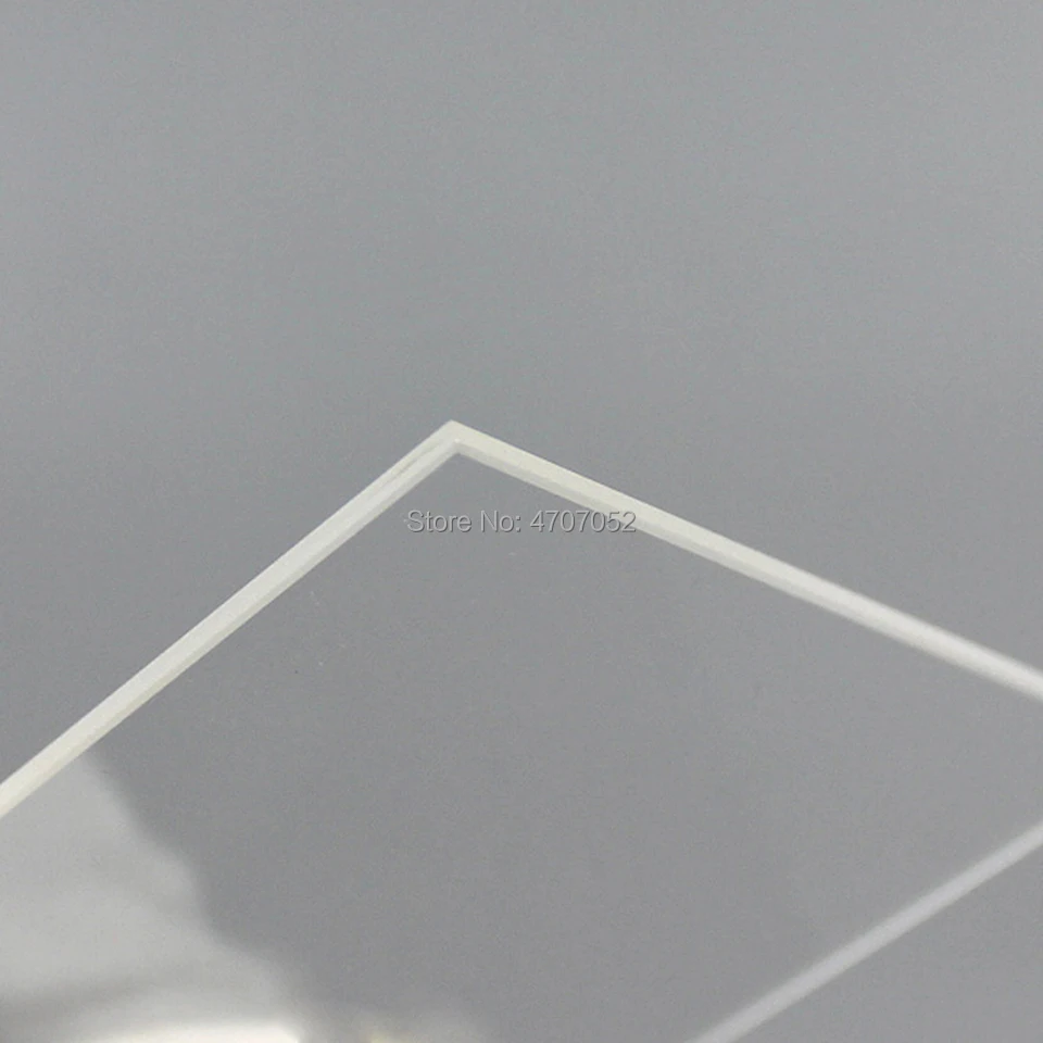 Огнеупорный кремнеземный лист 20 мм* 20 мм* 1 мм кварцевый стеклянный квадратный лист