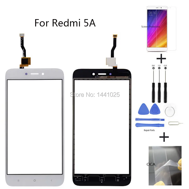 

For Xiaomi Redmi 5A Touch Screen Digitizer Glass Original Replacement Parts black white For Xiaomi Redmi 5A Touch Screen TP