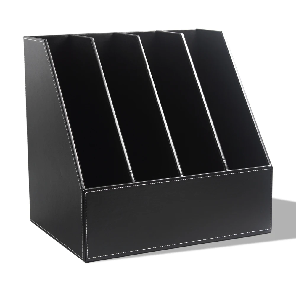 

4 Slots Document Tray File Organizer File Holder Stand Office & School Supplies Paper case Magazine Holder Stand