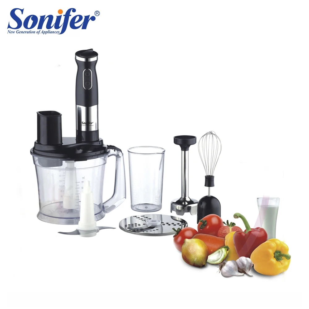 Comprar 500 W multifunción 5 velocidad eléctrica licuadora de alimentos de cocina batidora de mano batidor de huevo vegetales picadora de carne mezcla Sonifer