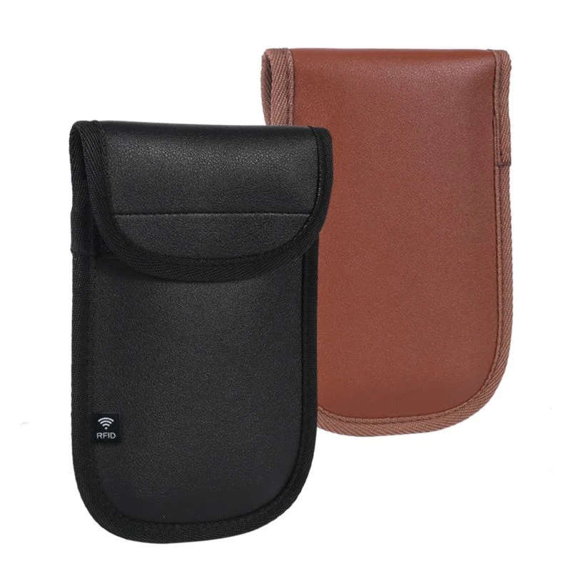 

2x Anti-theft RFID Signal Blocking Faraday Keyless Entry Car Key Pouch Case Bag