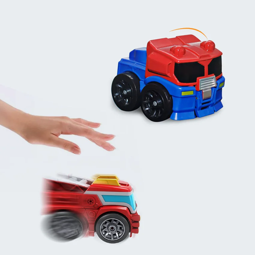 So Cute Transformation Deformation Robot Truck Racing Car Model Vehicle Mini Free-Wheel Toys Lovely Gift for Chirldren boys girl