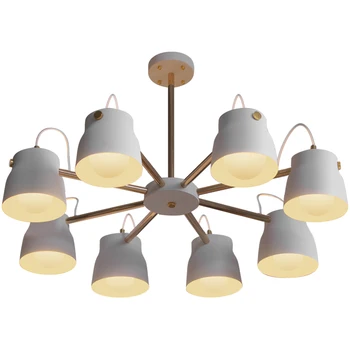 

Industrial wind living room pendant lamp lights loft retro Creative iron study bedroom restaurant mine hammer Macaron Chandelier