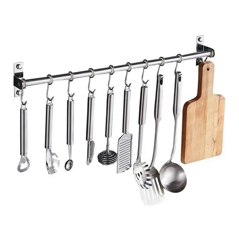 

US New Stainless Steel Towel Wall Hook Hanger Bathroom Kitchen Door