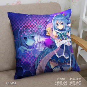 Home Textile Two Sided Square Pillow Case Kono Subarashii Sekai ni Shukufuku o! Dakimakura Pillowcase Anime Body Pillow Cover