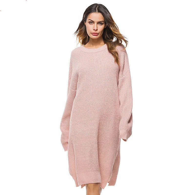 

Casual Pregnancy Sweater Dress Women Clothes 2018 Autumn Winter Long Sleeve Maternity Dresses Robe Grossesse Vestidos Embarazada