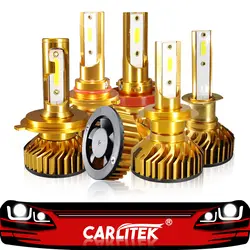 CARLite 2 шт H1 светодиодные фары автомобиля Kit 6000 K HB3 HB4 9005 9006 H11 H7 H4 авто Led 60 W 10000LM 12 V 24 V автомобиль свет лампы