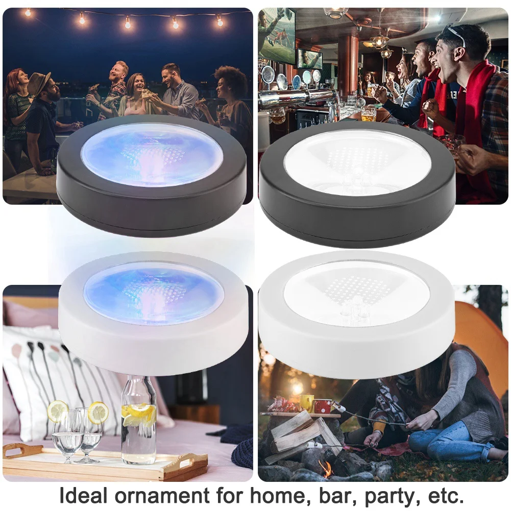 

Cup Wine Bottle Mat Coaster Colorful Color Changing LED Light For Home Party Bar Decor