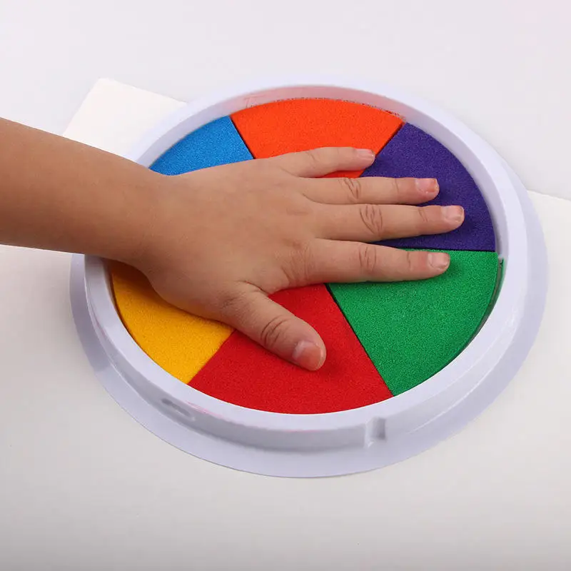 Wecute DIY Finger Painting Drawing Toys Baby Funny Graffiti Colored Drawing Craft Inkpad Stamps Drawing Toys for Children Wecute DIY Finger Painting Drawing Toys Baby Funny Graffiti Colored Drawing Craft Inkpad Stamps Drawing Toys for Children