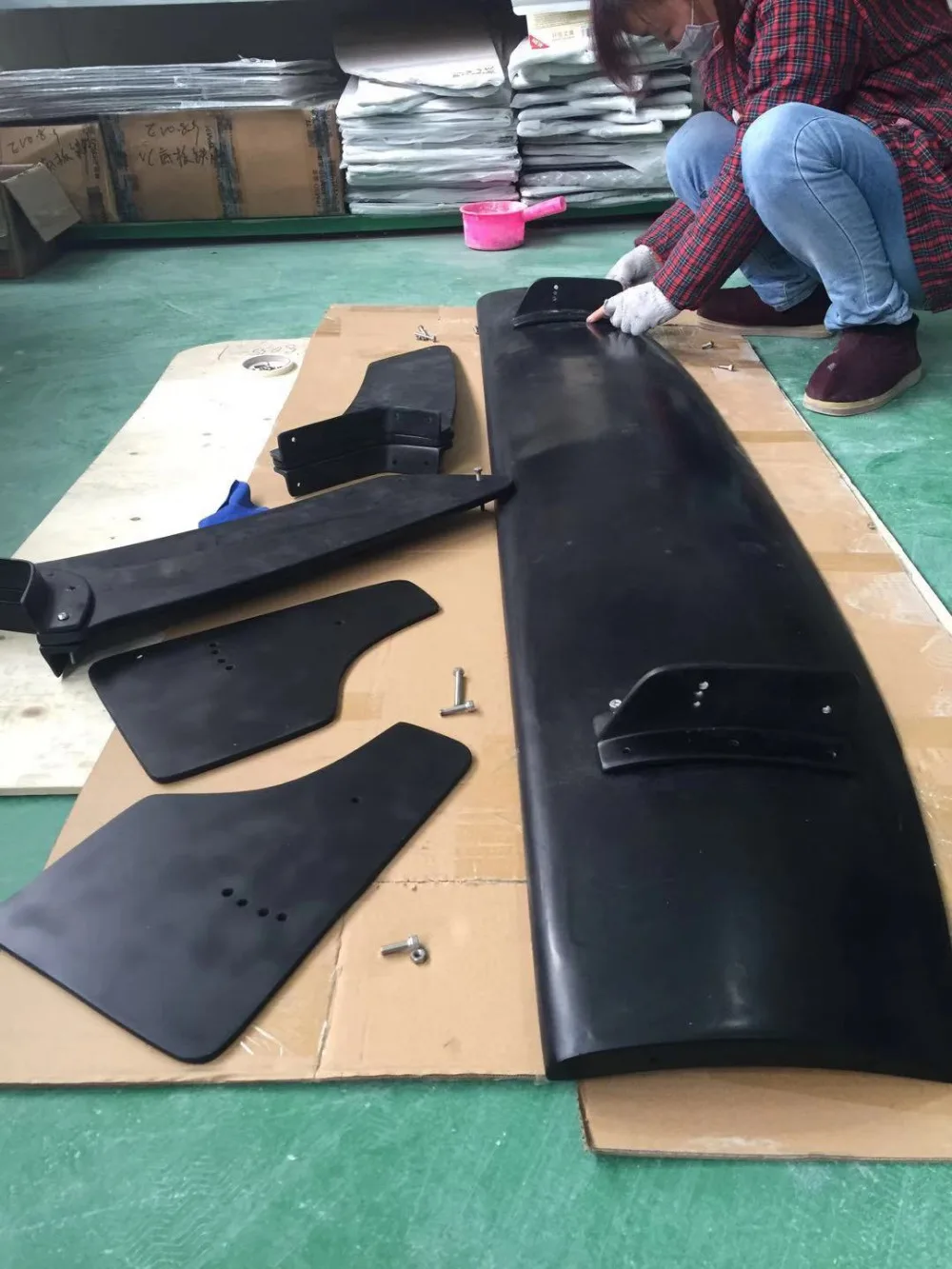 Для 180SX Тип B Широкое расстояние ступни GT спойлер багажника из