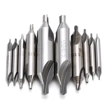 10pcs 60 Degree Combined Countersink Center Drills Bits 1/1.5/2/3.15/5mm High Speed Steel For Power Tools 10pcs 60 Degree Combined Countersink Center Drills Bits 1/1.5/2/3.15/5mm High Speed Steel For Power Tools