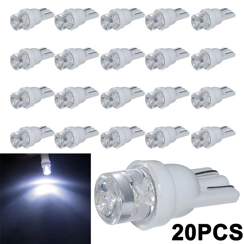 20 шт./комплект, автомобильные лампы 12 В T10 194 168 W5W 5SMD