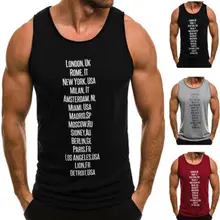 Itfabs бегущий жилет Мужская свободная рубашка Бодибилдинг мышечная футболка спортивный тренировочный жилет Спортивный Фитнес Топ майка