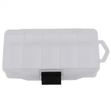 15x9x3 см 5 отсеков прозрачный видимый рыболовная приманка коробка