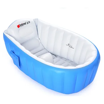 

Portable Inflatable Bathtub Anti Slip Keep Warm Baby Bath Tub Infant Bath Cushion Folding Child Swimming Pool