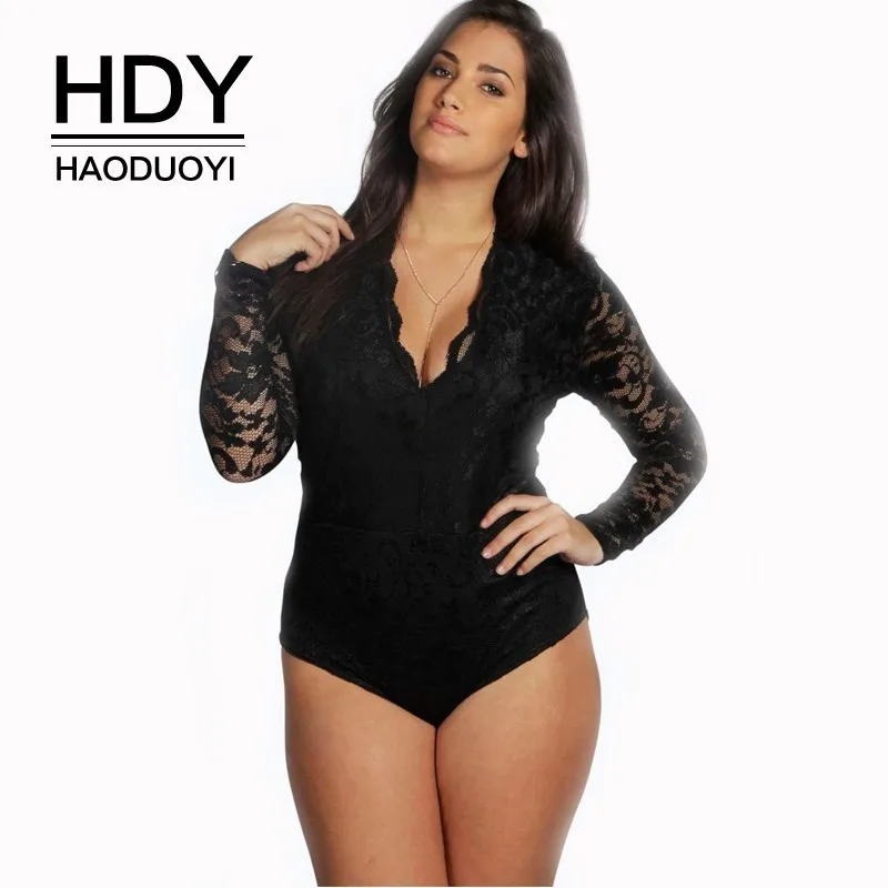 HDY Haoduoyi 2019 Plus Size Summer Women Sexy V-Neck Long Romper Big Large Size Lace Patchwork Skinny Jumpsuit 3XL 4XL 5XL 6XL HDY Haoduoyi 2019 Plus Size Summer Women Sexy V-Neck Long Romper Big Large Size Lace Patchwork Skinny Jumpsuit 3XL 4XL 5XL 6XL
