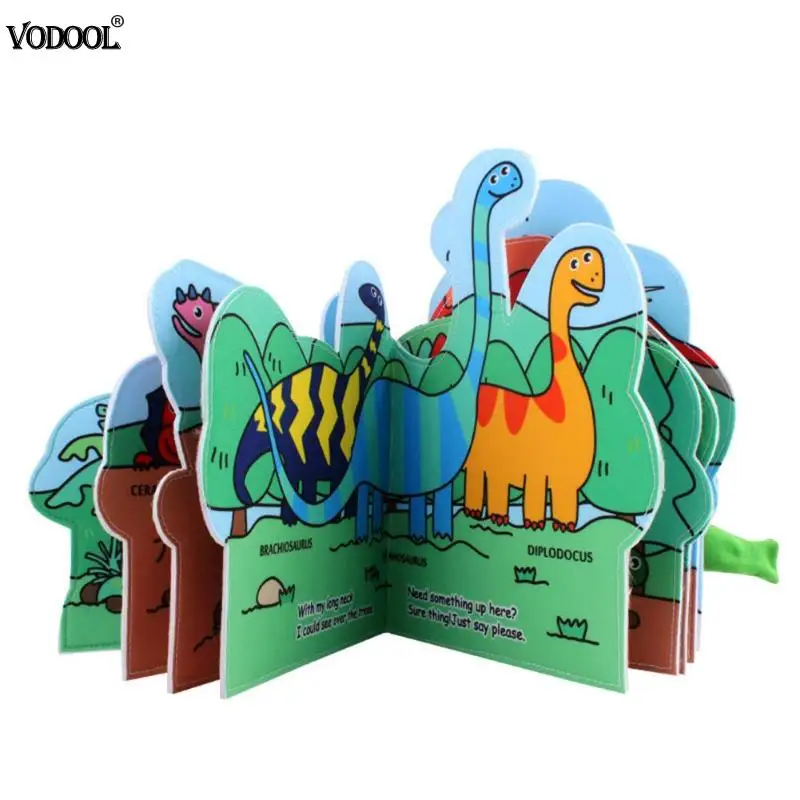 Cartoon Dinosaur Animals Baby Cloth Books Water Painting Book Infant Book Educational Toy Development Reading Soft Books Gift Cartoon Dinosaur Animals Baby Cloth Books Water Painting Book Infant Book Educational Toy Development Reading Soft Books Gift