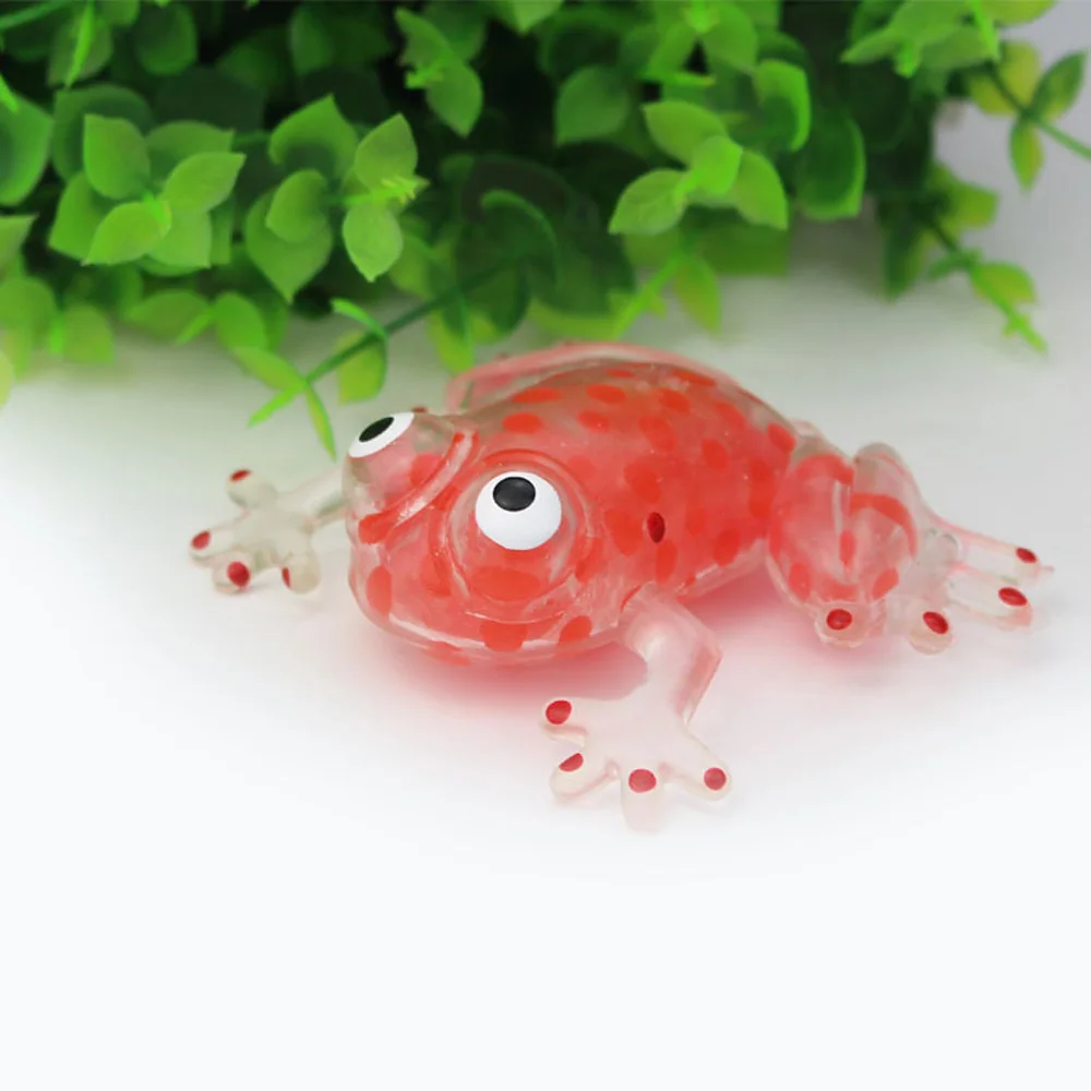

Funny Cute Ball Anti Stress Squeezable Frog Ball Stress Relief Ball Toy TPR Bead