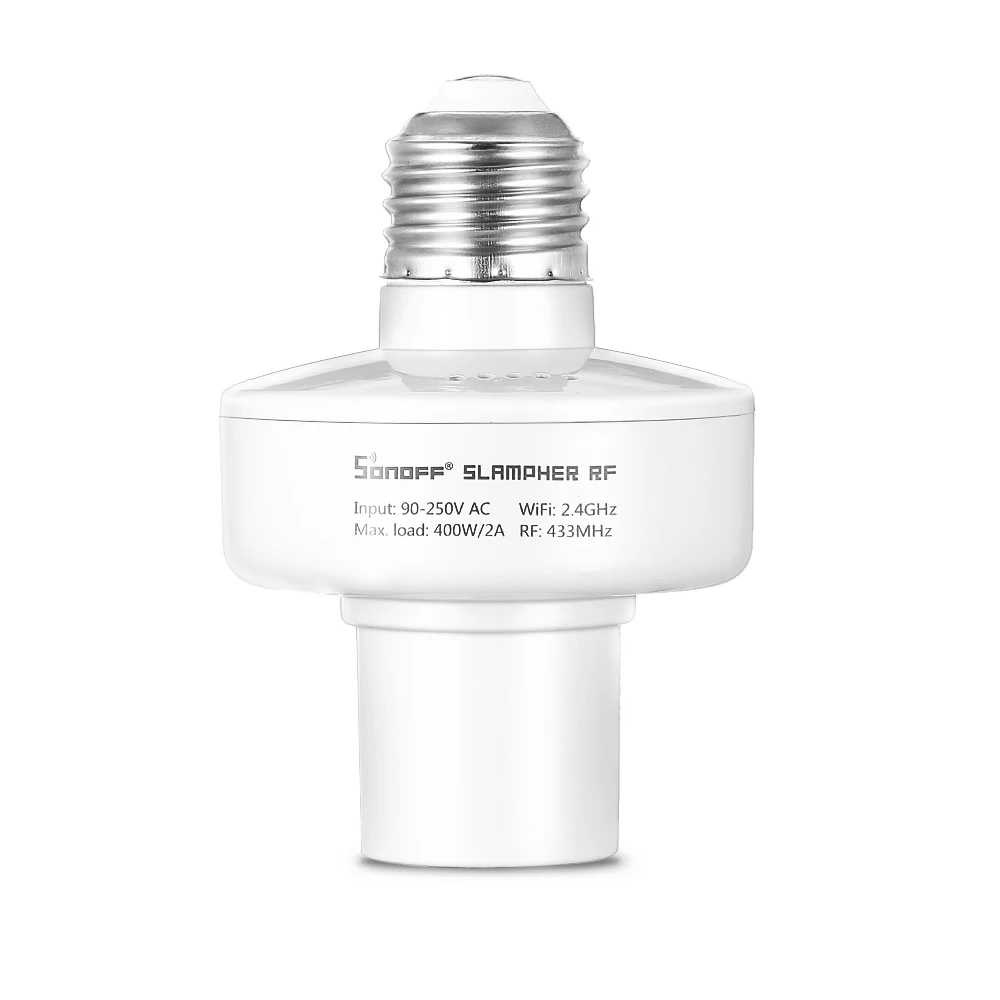 SONOFF Slampher RF 433MHz WiFi умная лампа держатель для умного дома E27 лампочки переключатель