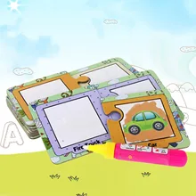 8 шт. многоразовая книга с зарисовками для рисования воды карты Ранние развивающие игрушки 1 шт. ручки для детей на день рождения Рождественский подарок