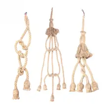 1,5 м E27Socket 85-265 V ретро старинный держатель лампы кулон пеньковая веревка потолок нити светильник лампа база держатель Лидер продаж