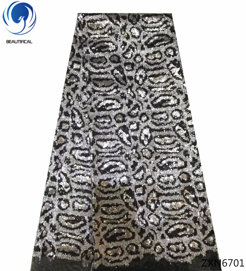 

BEAUTIFICAL sequin lace fabric french sequin fabric lace nigerian lace fabric 2018 high quality lace 5yards/lot sale ZXN67