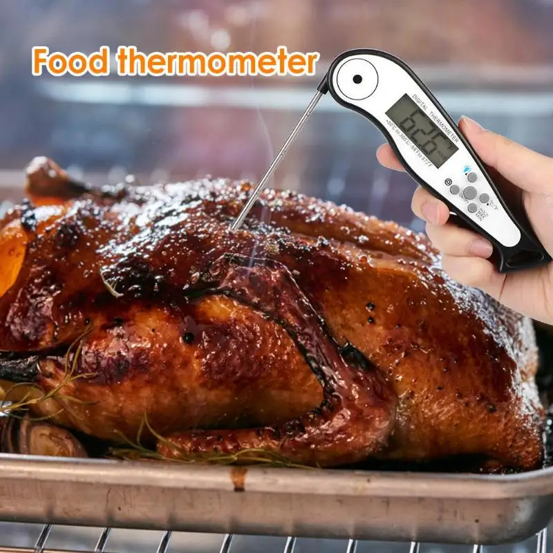 

Electronic Digital Alarm Cooking Food Thermometer With Probe BBQ Grill Oven Baking Thermometer Kitchen Gadget Tool