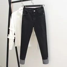 Spring Summer Women High Waist Jeans Woman Black Blue Denim Straight Pants Stretch Jeans Pants Female Trousers Plus Size 4XL Spring Summer Women High Waist Jeans Woman Black Blue Denim Straight Pants Stretch Jeans Pants Female Trousers Plus Size 4XL