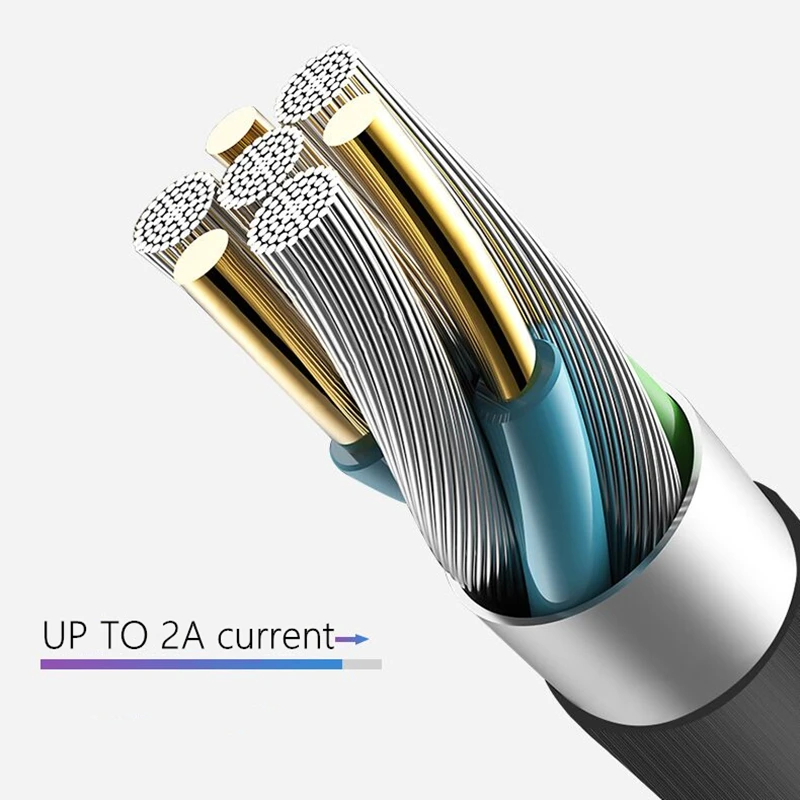 حجم التحكم الرقص مصباح ليد فلاش كابل ل فون ، 2A ، 1 M نوع-C ، المصغّر usb تهمة سلك ، apple, مرونة نقل البيانات سلك