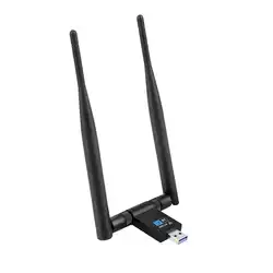 Беспроводной Usb Wifi адаптер, 1200 Мбит/с двухдиапазонный 2,4 ГГц/300 Мбит/с 5 ГГц/867 Мбит/с двойной 5Dbi антенны сети Wifi Usb 3,0 для рабочего стола