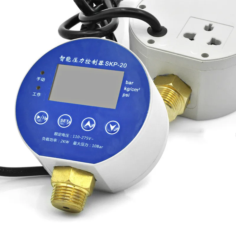 

SKP-20 Automatic Intelligent Water Pump Pressure Switch Controller 1/2 / 3/8 / 1/4 Inch Interface New