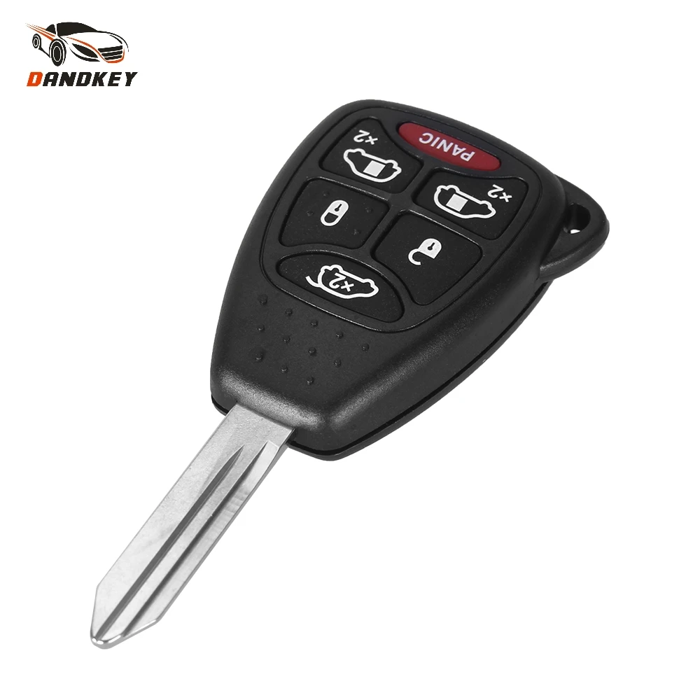 Dandkey Remote Car Key Shell Cover For Chrysler 300 Town &amp Country Jeep Dodge Caravan 5+1 6 Buttons Fob Case | Автомобили и