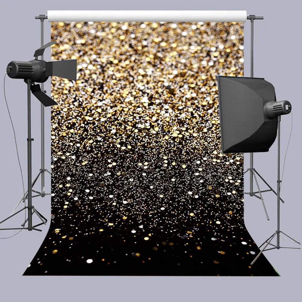 

Gold Glitter Sequin Spot Backdrops Starry Sky Shining Abstract Photo Background Photography Wedding Child Newborn Studio Props