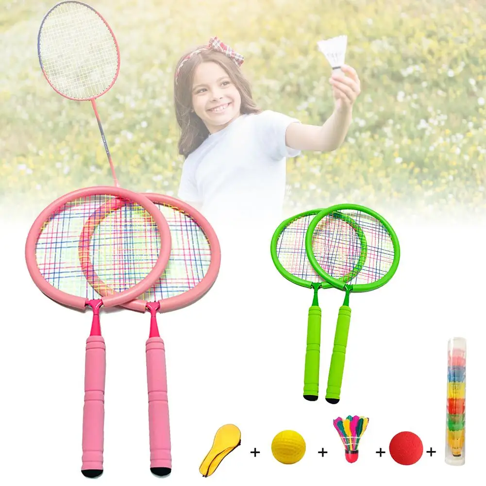 

Badminton Racket Junior Tennis Racket For Kids Toddlers Starter Racket Soft Edging Badminton Racket Learn Faster And Play Better