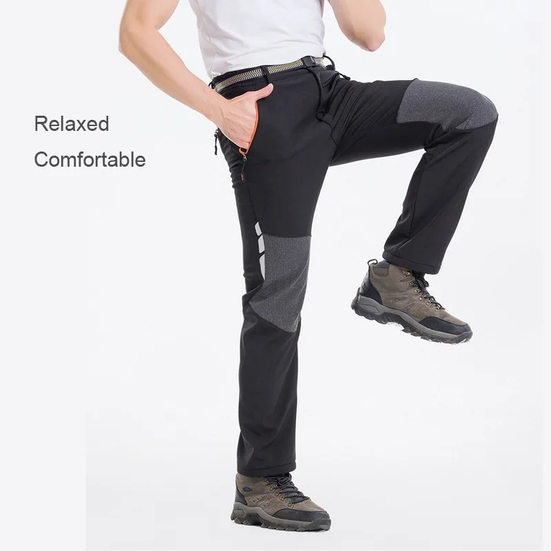 TRVLWEGO acampar al aire libre senderismo pantalones de los hombres de invierno de calor a prueba de viento de montaña de esquí caminata Trekking Pantalones TRVLWEGO acampar al aire libre senderismo pantalones de los hombres de invierno de calor a prueba de viento de montaña de esquí caminata Trekking Pantalones