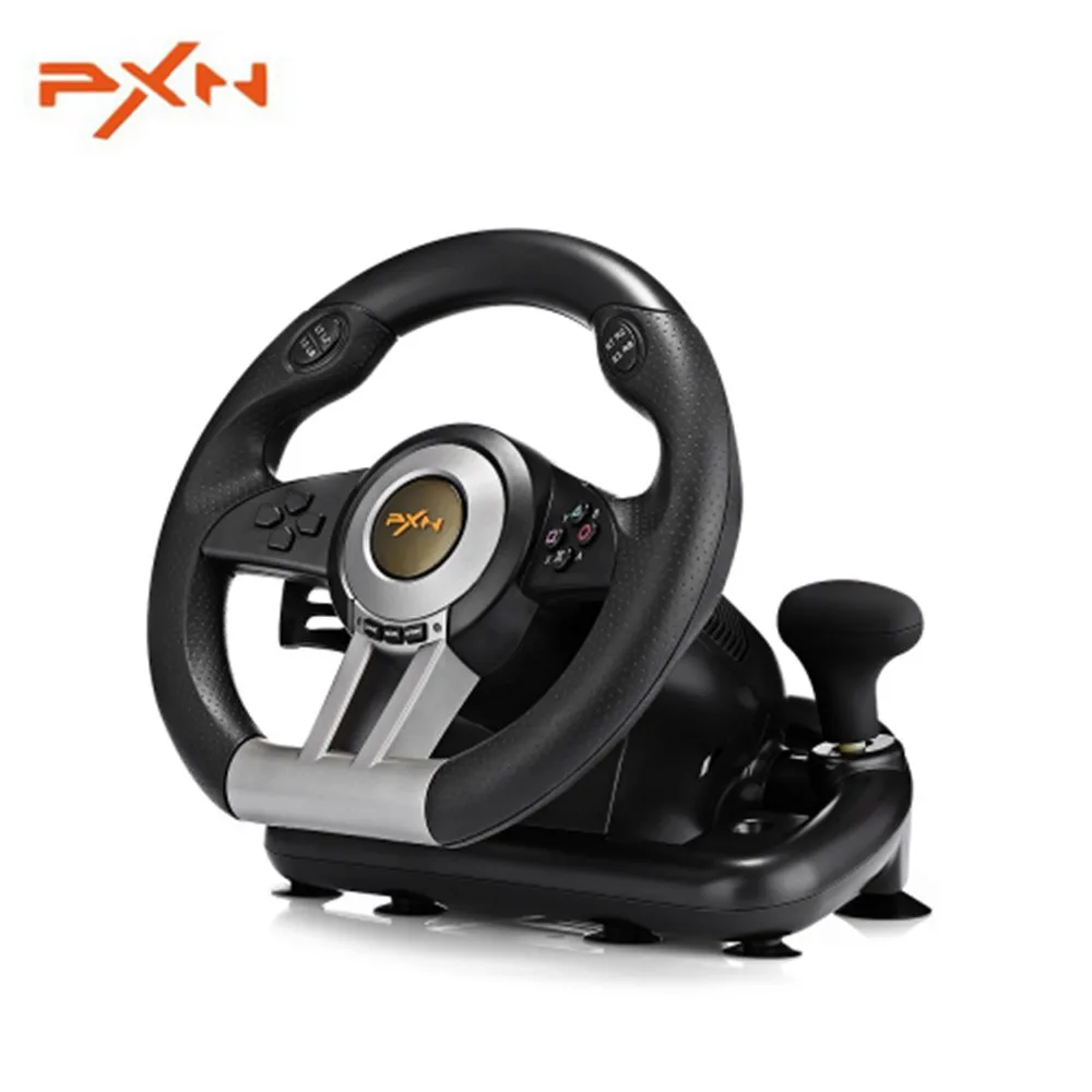 

PXN V3II Racing Game Pad 180 Degree Steering Wheel USB Game Controller Computer Car Driving Simulator For PC PS3 PS4 Xbox