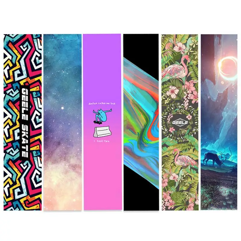 

120*25cm Long Skateboard Sandpaper Scooter Sticker Wear Resistant Sand Sticker Skateboard Accessories DIY Sticker