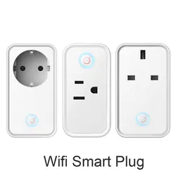 Wi-Fi Smart Plug голосовой умный контроль домашний Wi-Fi умный Беспроводная розетка таймер розетка выключатель EU штекер США штекер UK штекер